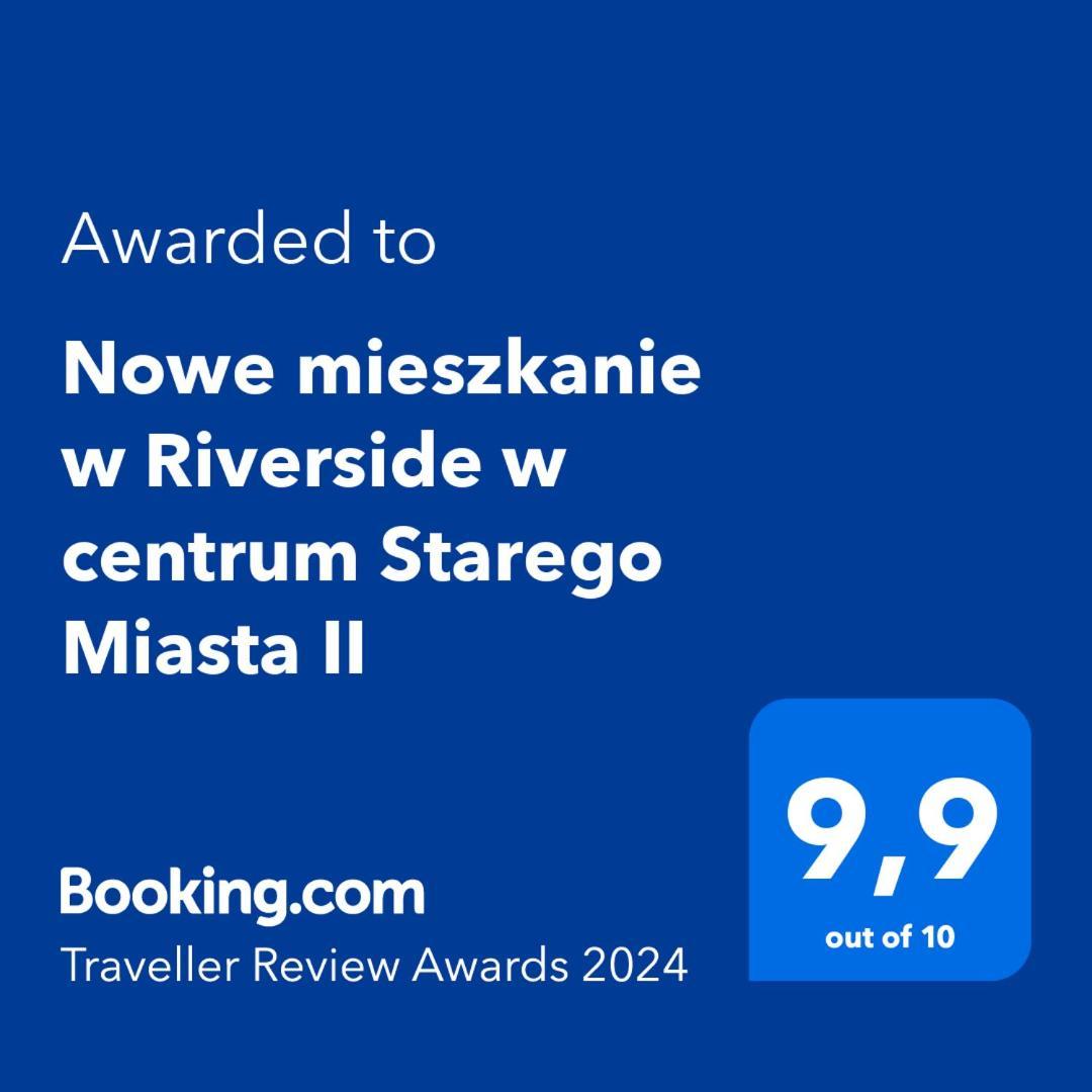 Nowe Mieszkanie W Riverside W Centrum Starego Miasta II Z Parkingiem Gdansk Exterior foto
